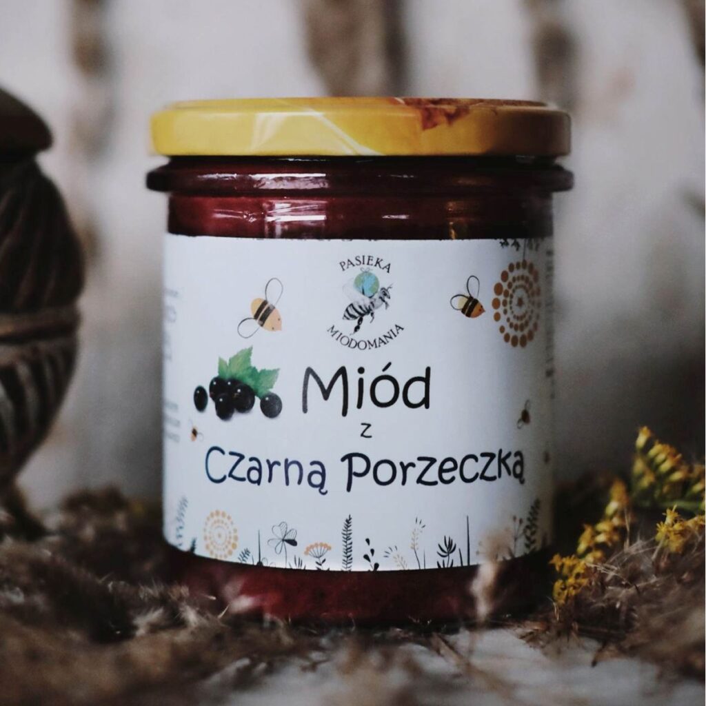 Miód z czarną porzeczką