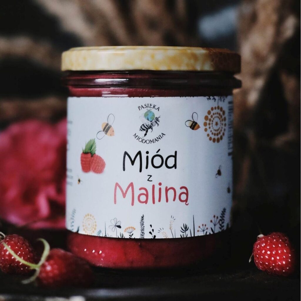 Miód z maliną