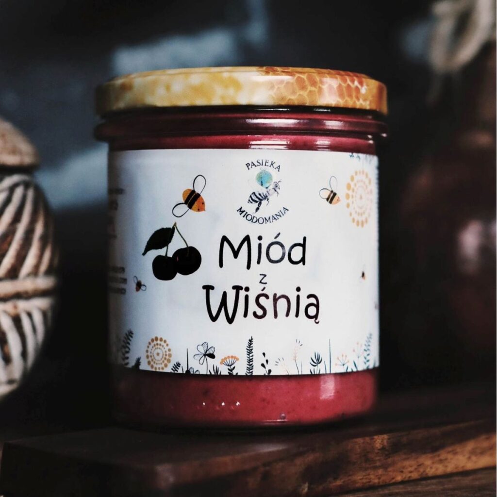 Miód z wiśnią